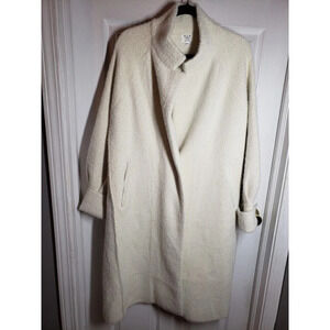 Anthropologie Six Crisp Days Women's Size M/L Ivory Coat